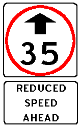 Revised Reduced Speed (35) Ahead