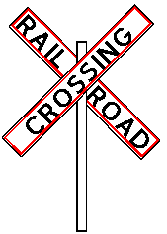 New RR Xing Sign, Version 1