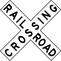 Existing RR Xing Sign