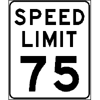 Current Speed Limit (75)