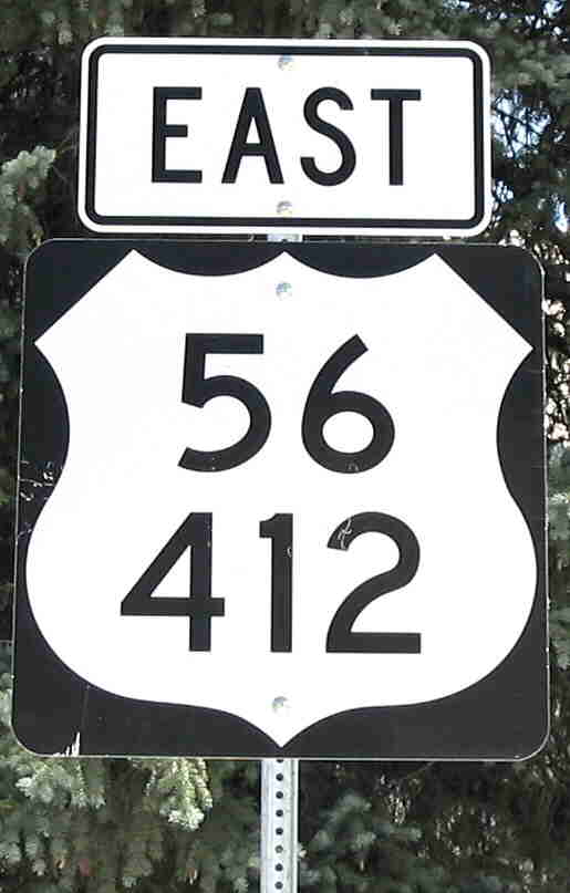 U.S. 56-412 marker